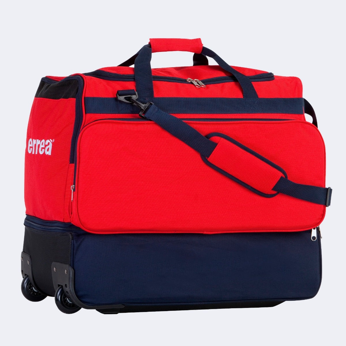 Errea Borsa A Rotelle PRO – Poliestere 600D – 60x34x53 Cm – Capiente Borsone Sportivo Con Ruote