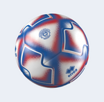 ERREÀ: Size 4 College soccer ball ID-Color: WHITE BLUE ROS